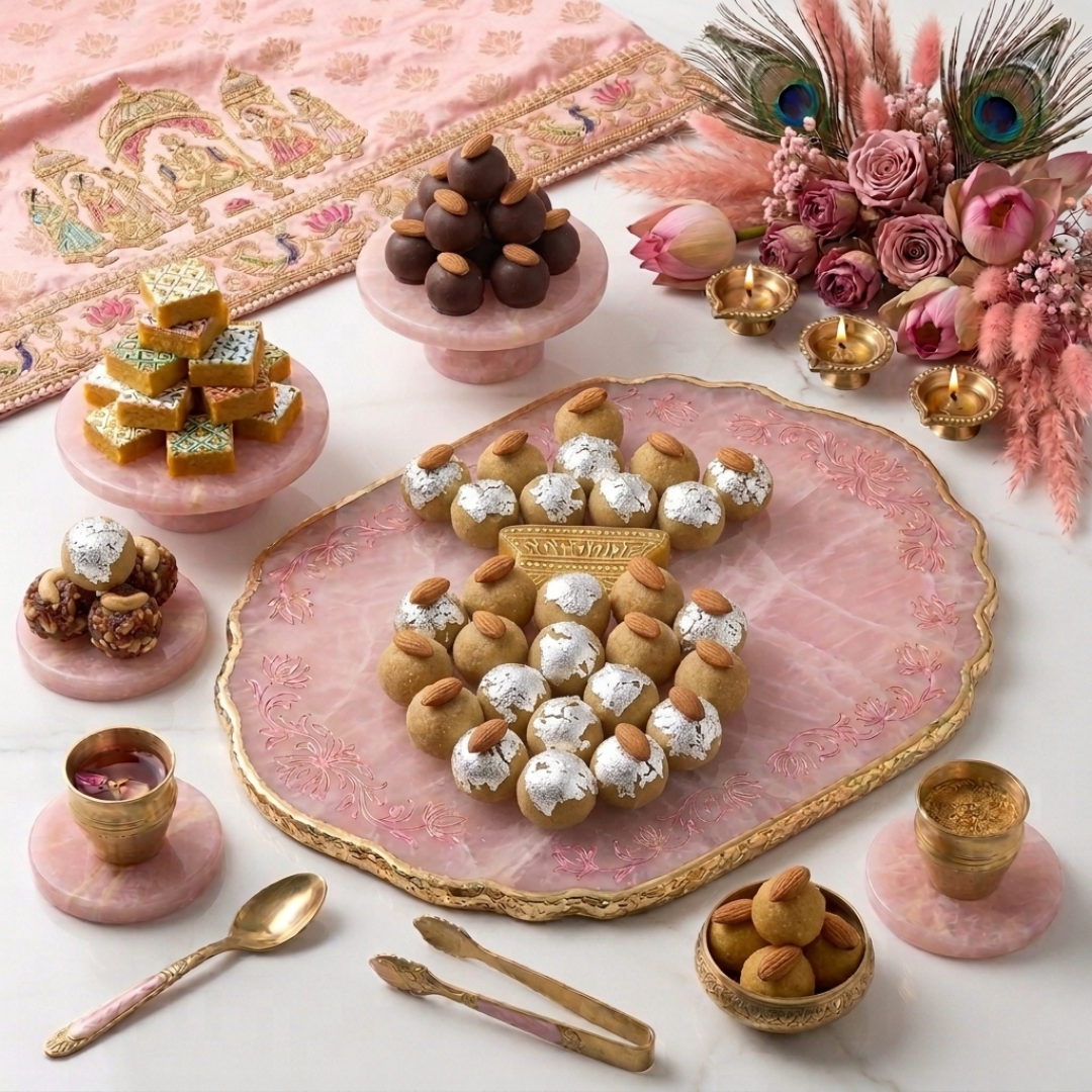 Rose Pistachio Luxury Laddoo